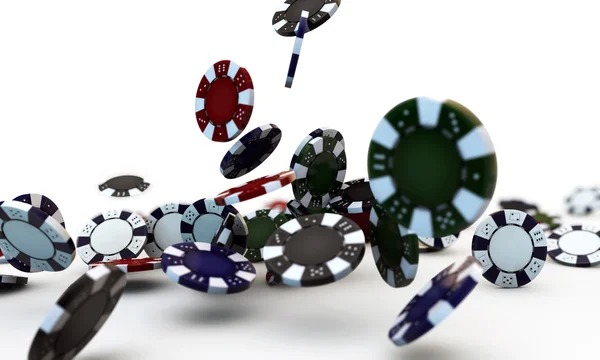 Texas Poker gameplay with multiple players at table
